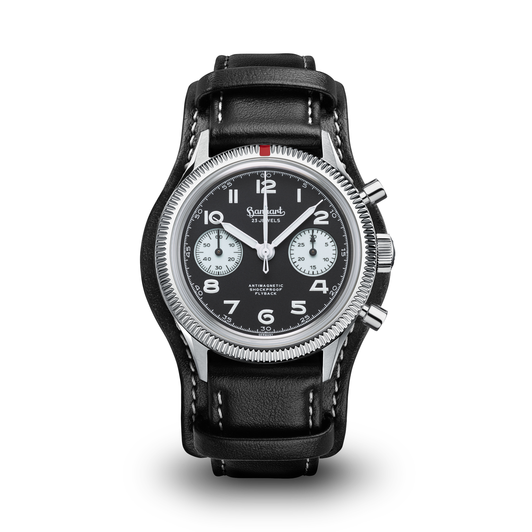 PIONEER 417 ES 1954 Flyback Reverse Panda 39mm