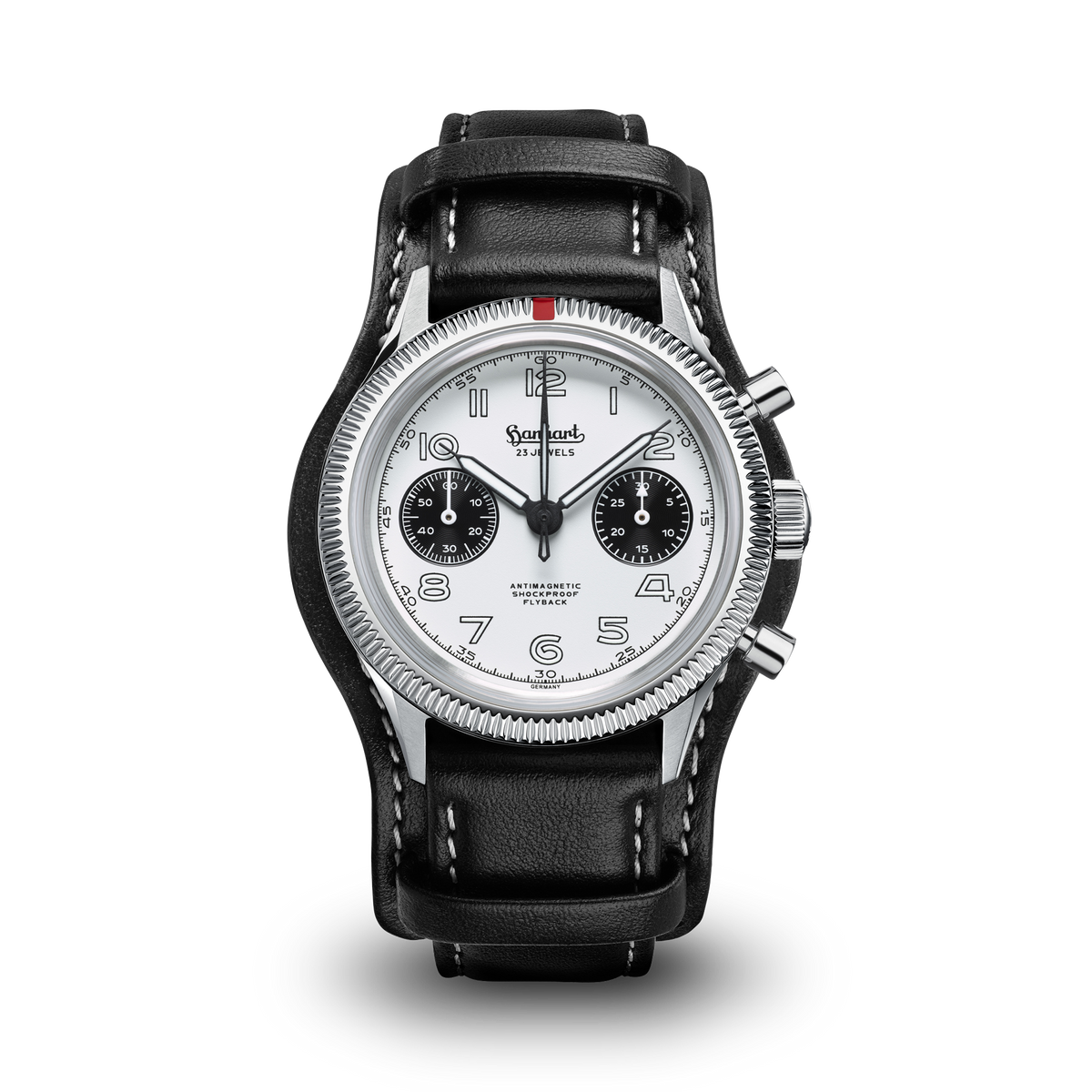 お気に召すまま 男性の七つの時代 ヴィンテージ ステンドグラス 特大サイズ PIONEER 417 ES 1954 Flyback Panda 39mm